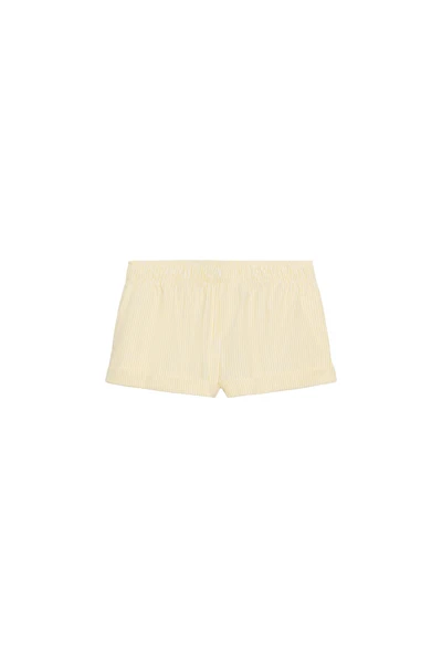 STRIPED POPLIN SHORTS