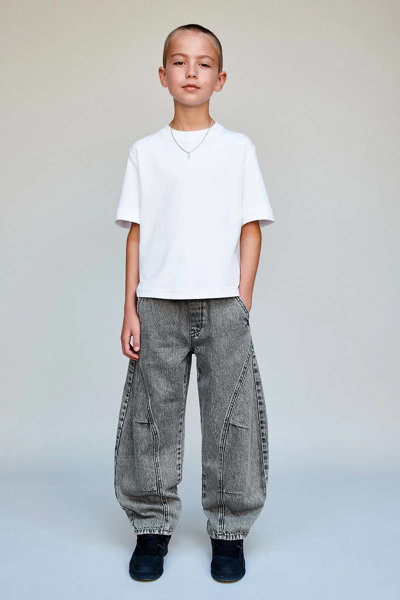 PANTALON DENIM BARREL