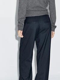 Pantalon large à rayures tennis