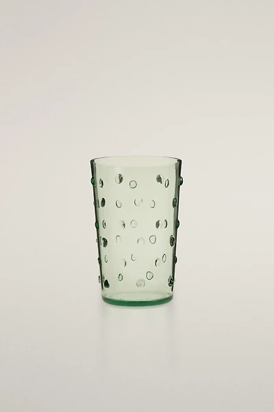 ACRYLIC POLKA DOT SOFT DRINK TUMBLER