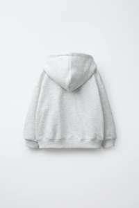 SWEAT ZIPPÉ IMPRIMÉ CŒUR