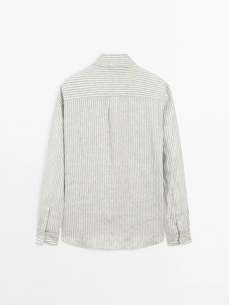 Regular fit striped shirt