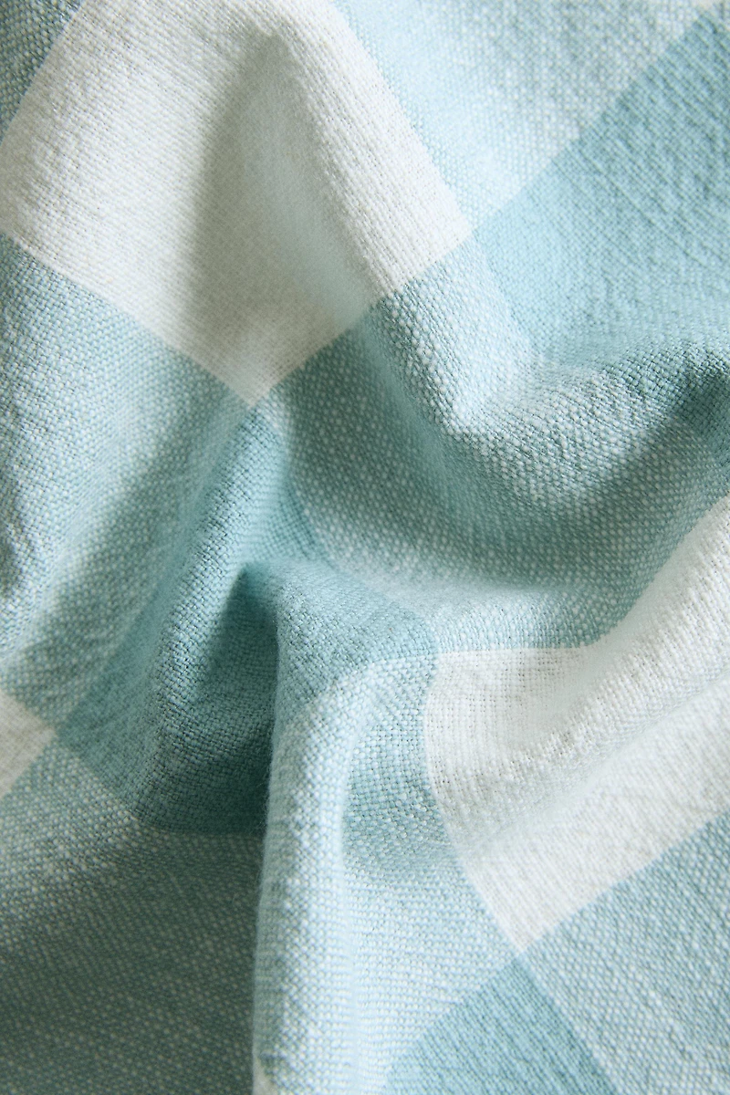CHECK COTTON TABLECLOTH