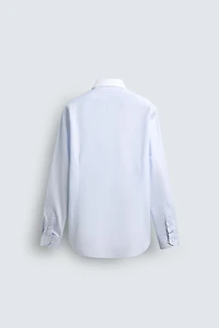 CHEMISE SLIM COL CONTRASTANT