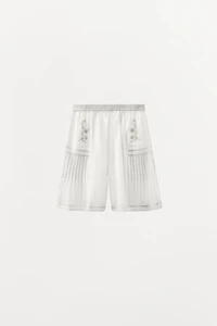 BERMUDA BRODÉ DENTELLE ÉDITION LIMITÉE