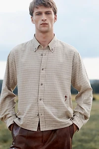 LIMITED EDITION PLAID CROPPED FIT SHIRT