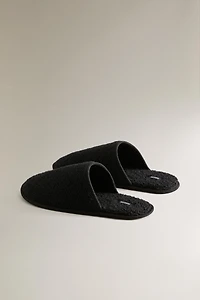 CHAUSSON CHAUD SEMELLE CUIR