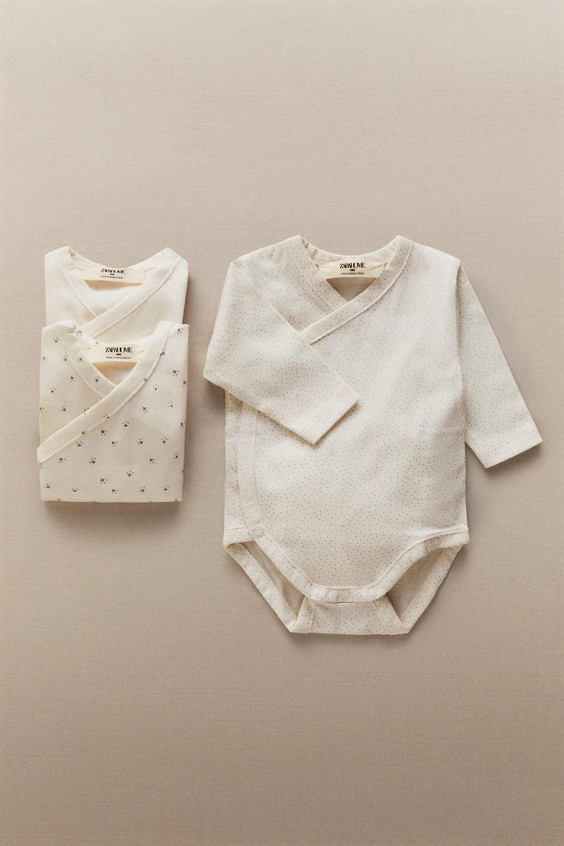 PACK DE BODIES BÉBÉ IMPRIMÉS