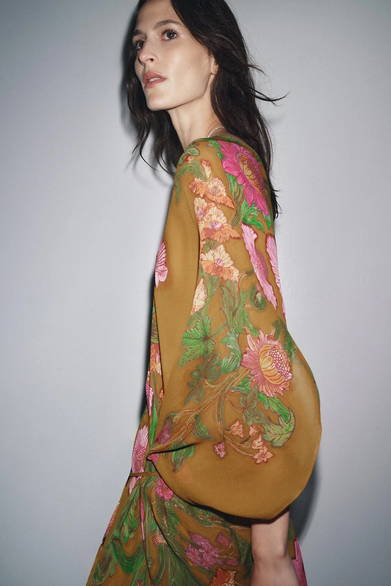 ZW COLLECTION FLORAL OVERSIZE DRESS