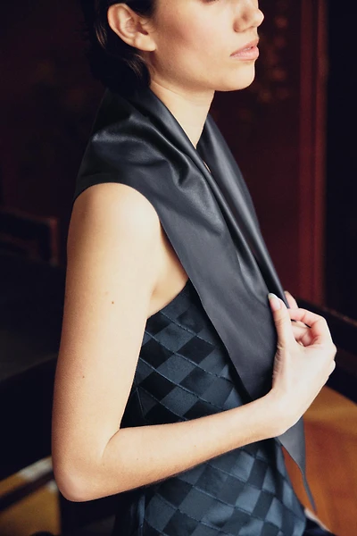 100% LEATHER PLAIN BANDANA