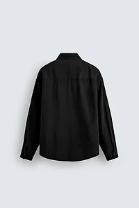 RELAXED FIT FLOWY SHIRT