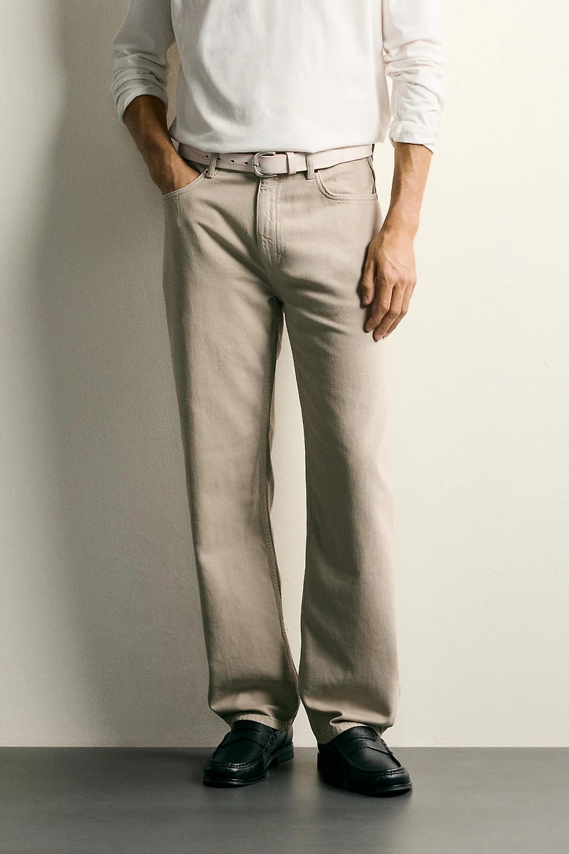 LIGHTWEIGHT COTTON-HEMP JEANS