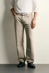 LIGHTWEIGHT COTTON-HEMP JEANS