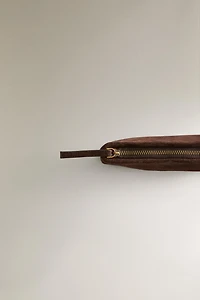 SPLIT LEATHER STORAGE CASE