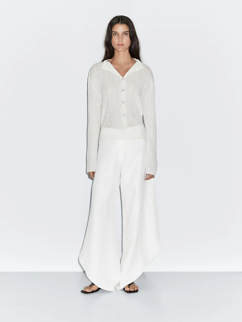 Split-hem trousers