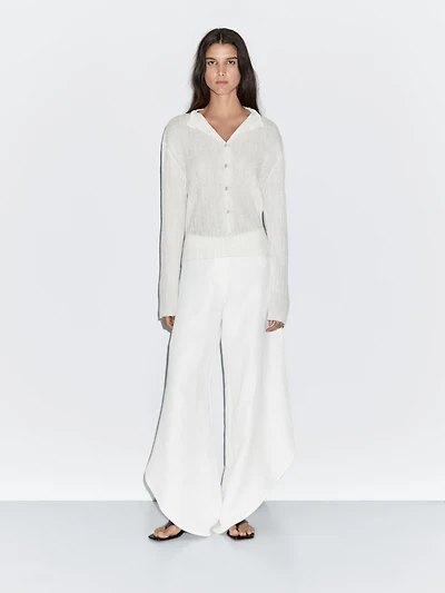 Split-hem trousers
