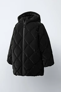 LIGHTWEIGHT RUBBERIZED PUFFER COAT