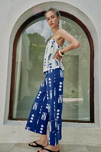 PRINTED TIE CULOTTES