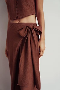 TIED PAREO PANTS