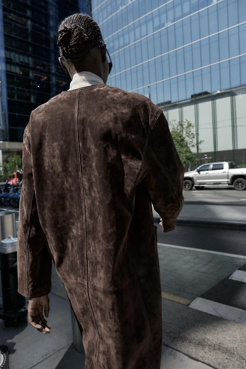 100% LEATHER COAT