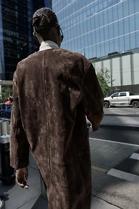 100% LEATHER COAT