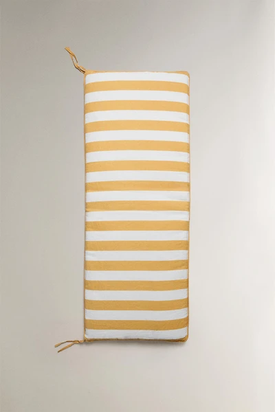 STRIPED BENCH SEAT CUSHION