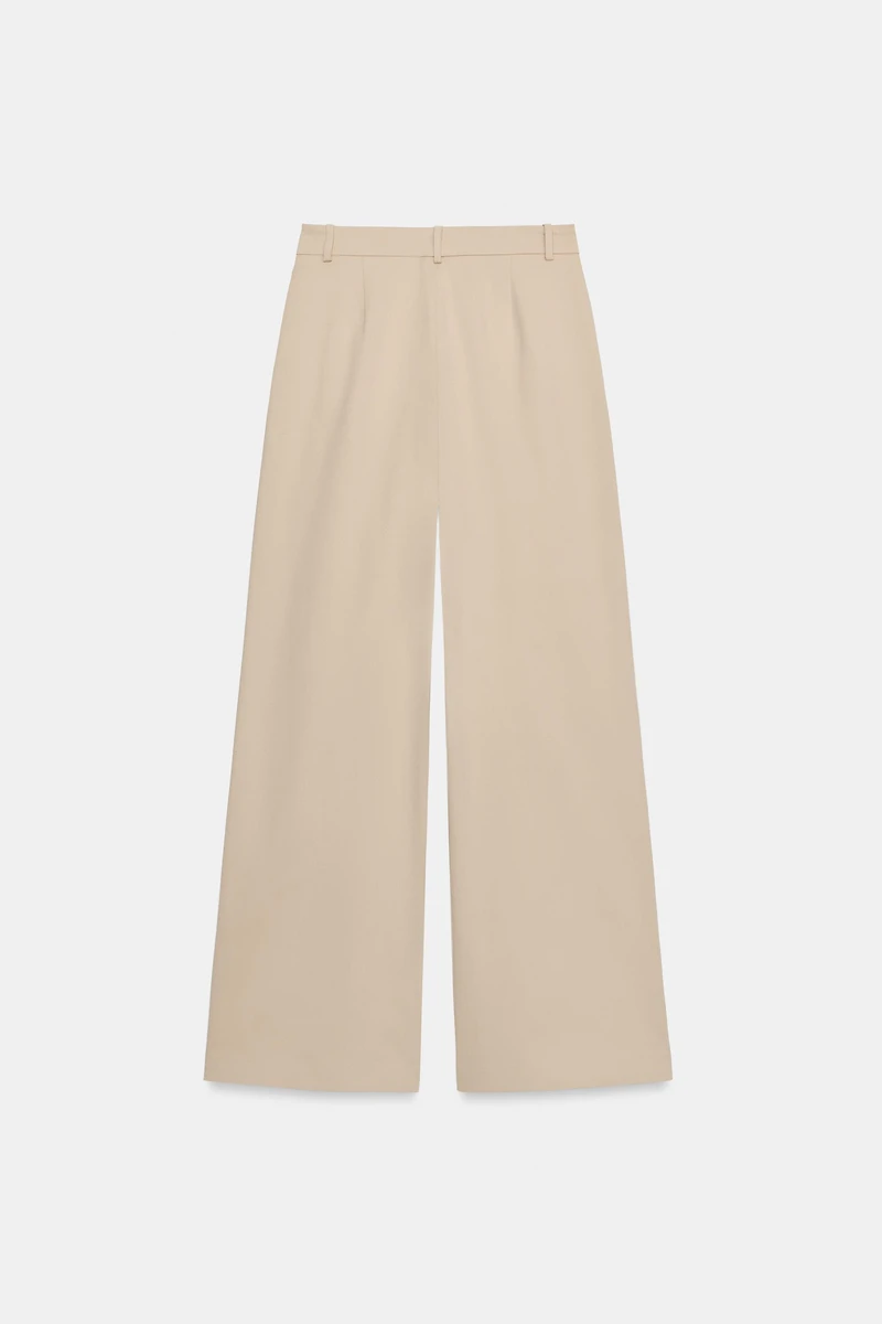 HIGH-RISE WIDE-LEG TROUSERS