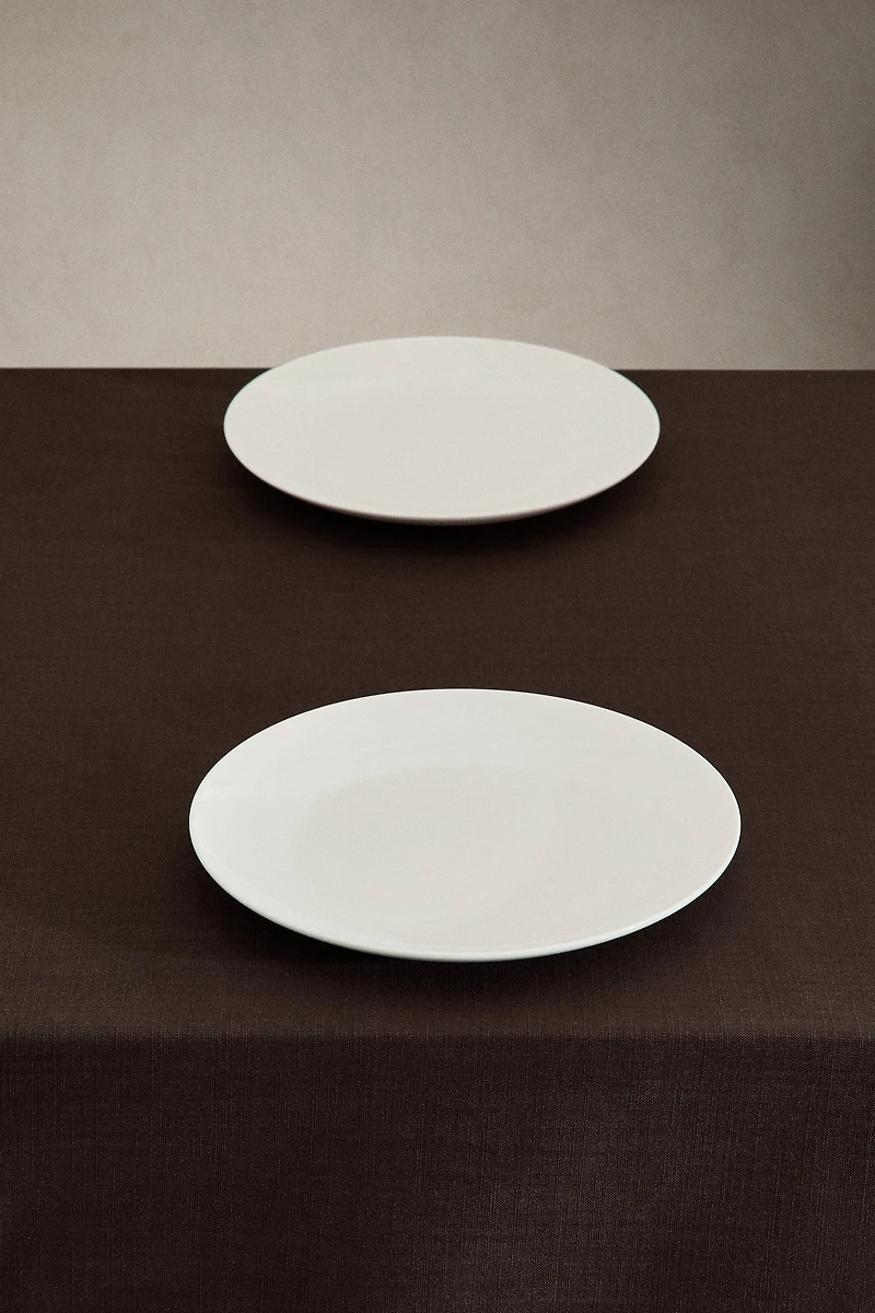 HEMSTITCHED COTTON TABLECLOTH