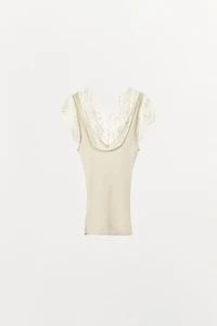 LACE KNIT TOP