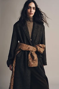 ZW COLLECTION PLAID COAT