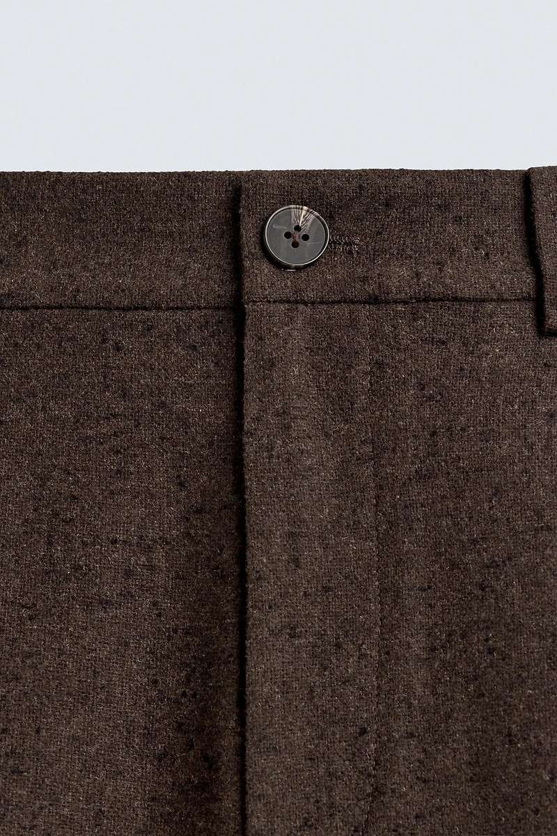 PLEATED BUTTONED PANTS