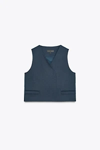 GILET SANS MANCHES CROISÉ ZW COLLECTION