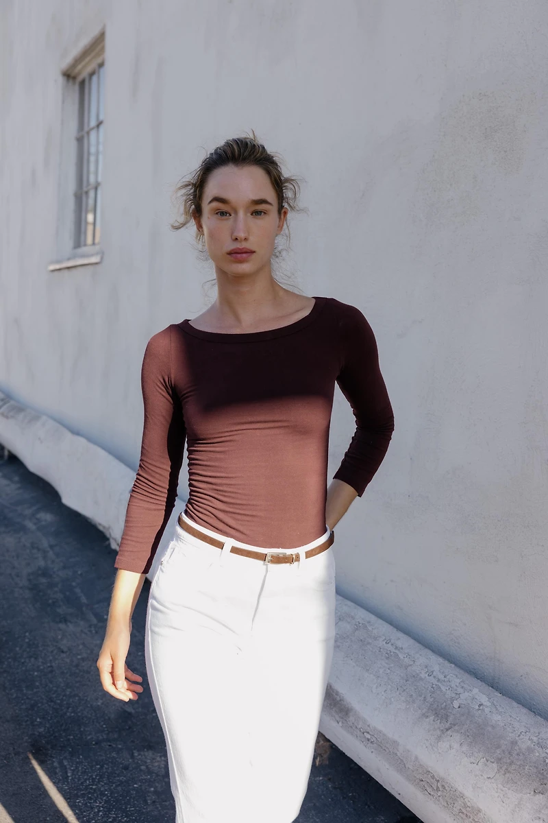 BOATNECK T-SHIRT