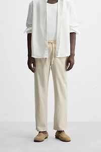 PANTALON RELAXED FIT COTON - LIN