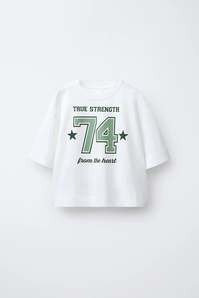 T-SHIRT IMPRIMÉ VARSITY