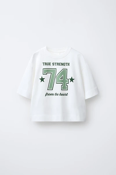 T-SHIRT IMPRIMÉ VARSITY