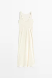 Satin midi dress