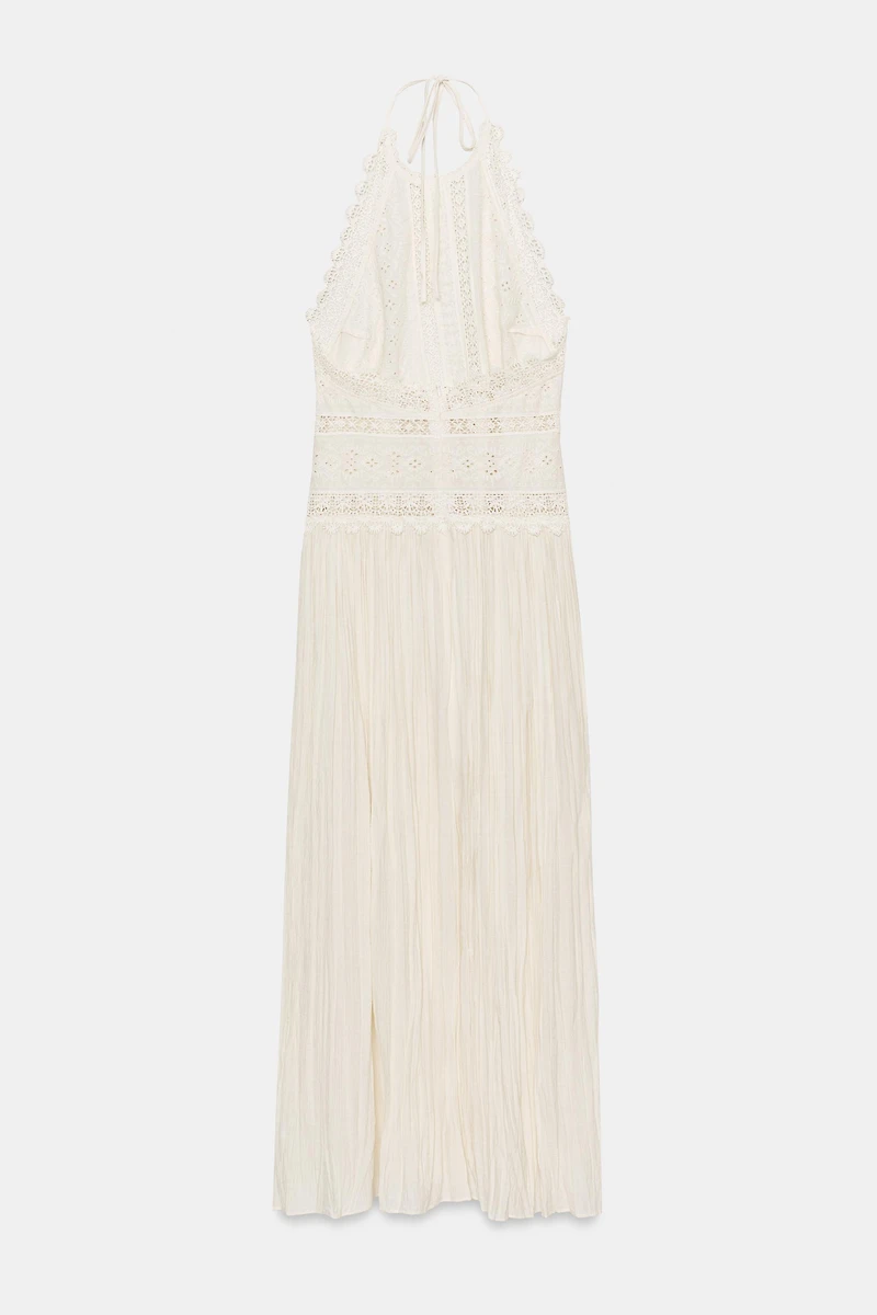 ROBE MI-LONGUE DENTELLE ZW COLLECTION