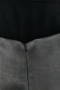 ROBE SATINÉE ASYMÉTRIQUE ZW COLLECTION