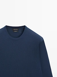 Merino wool knit sweater