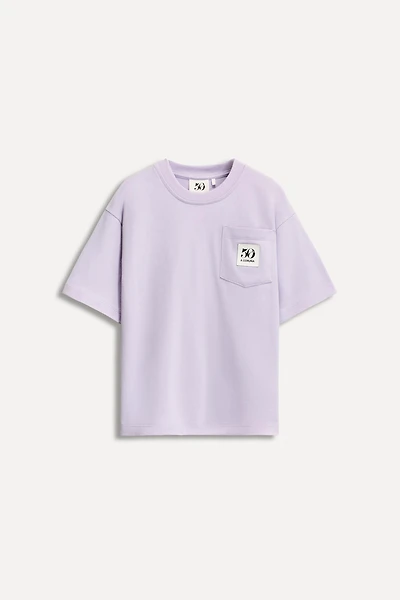 6-14 YEARS/ 50TH ANNIVERSARY LABEL POCKET T-SHIRT