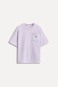 6- YEARS/ 50TH ANNIVERSARY LABEL POCKET T-SHIRT