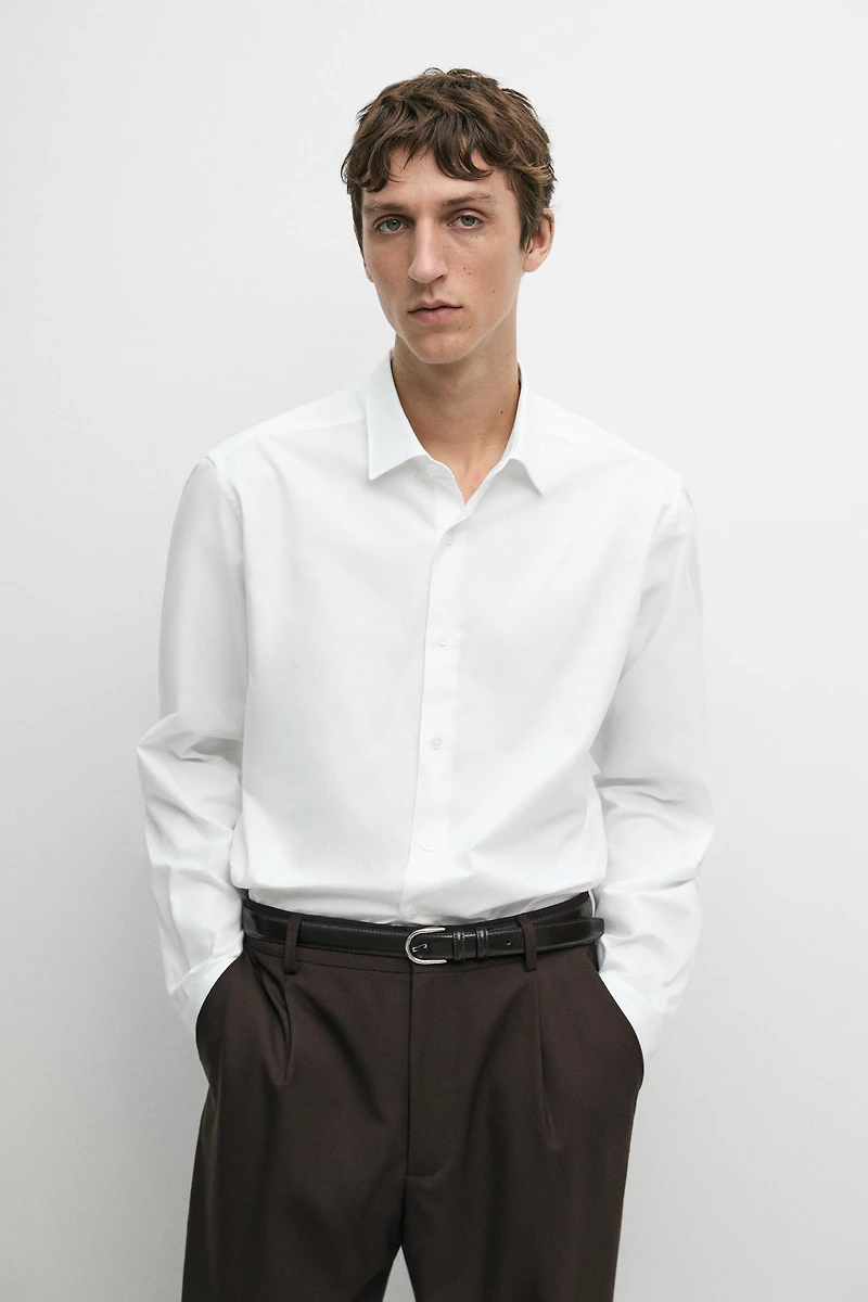 100% cotton regular fit shirt