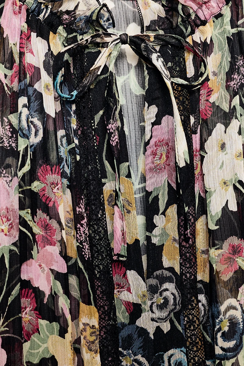 FLORAL PRINT MINI DRESS