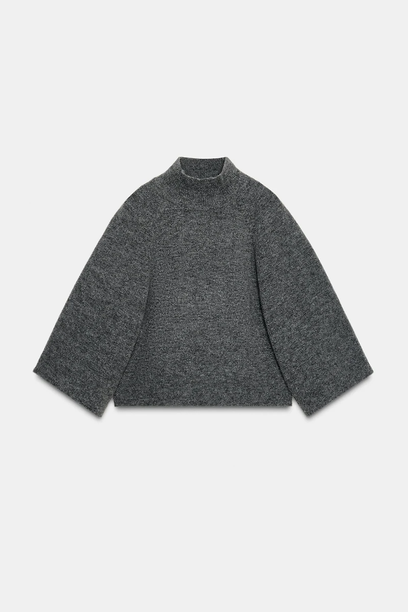 WIDE SLEEVE KNIT JUMPER