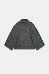 WIDE SLEEVE KNIT JUMPER