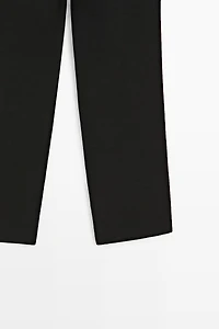 Pantalon fluide droit en lin