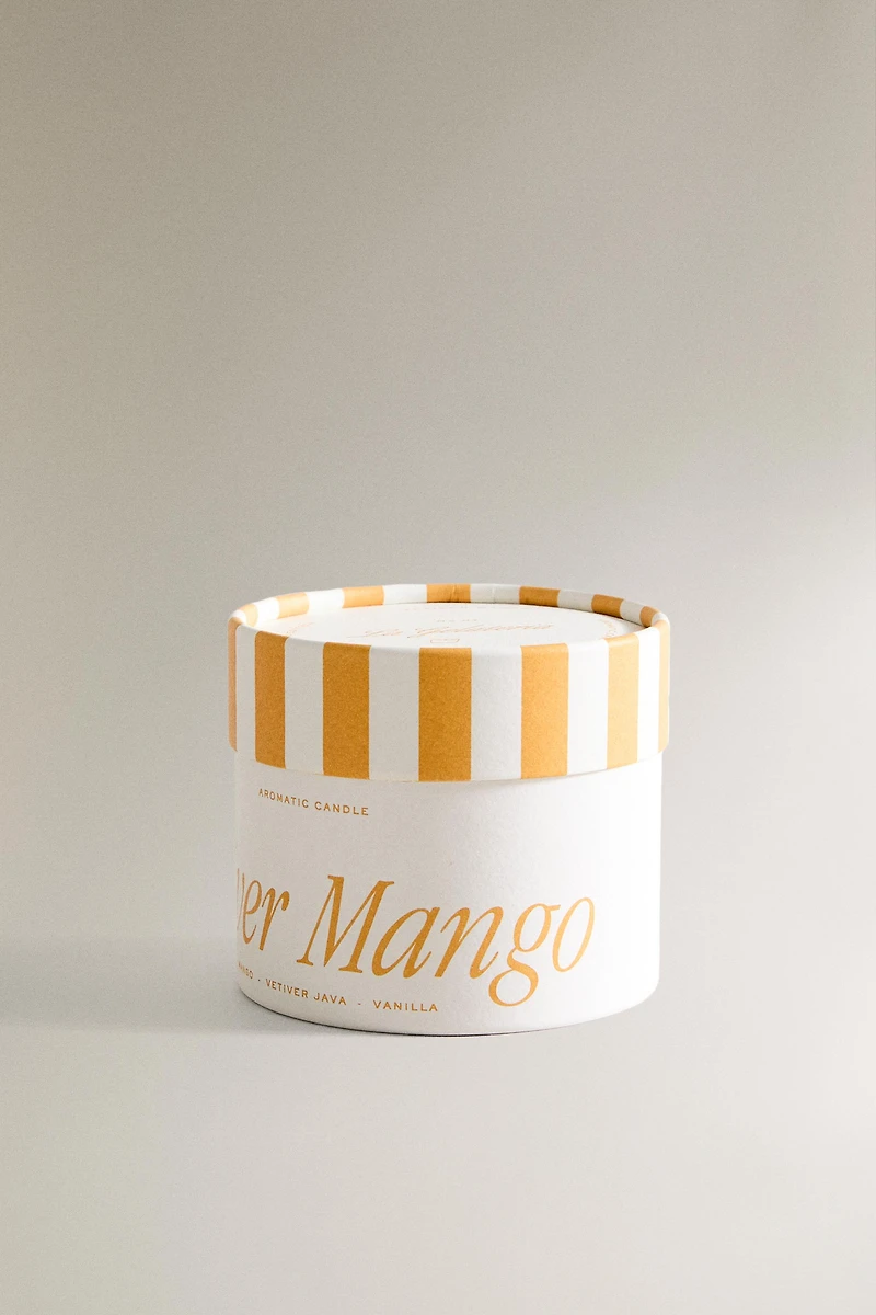 (150 G) VETIVER MANGO SCENTED CANDLE
