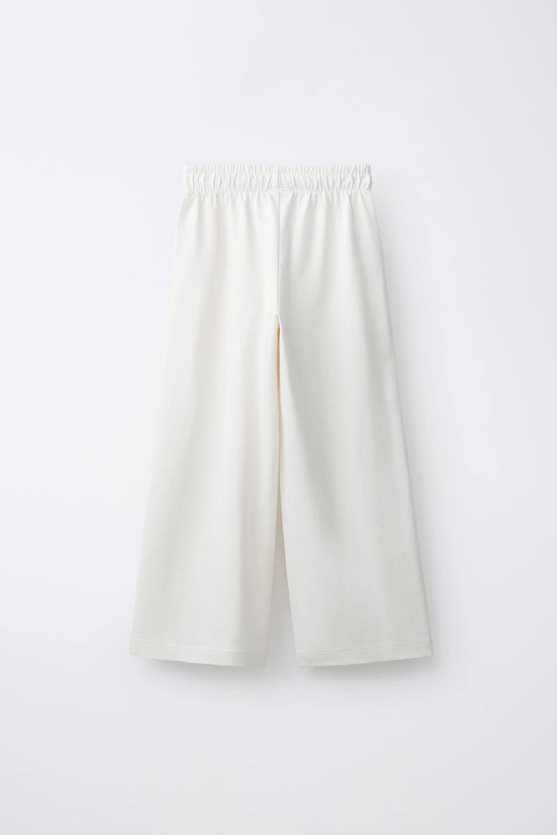 HEAVY JUMPER WIDE LEG PANTS