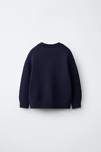 EMBROIDERED DOG KNIT JUMPER